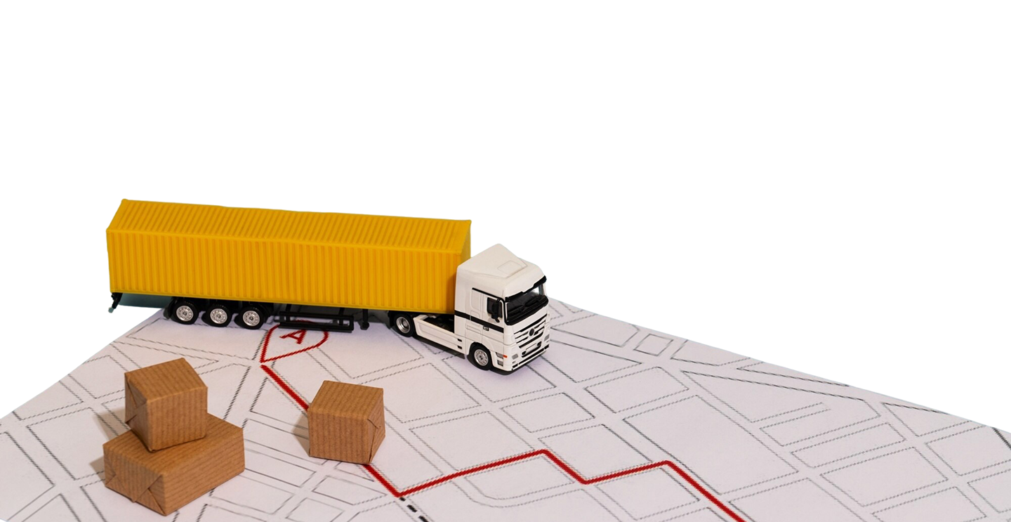 Truck on Map